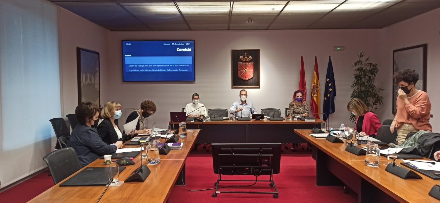 Asociación de Mujeres Periodistas Navarras en el Parlamento de Navarra